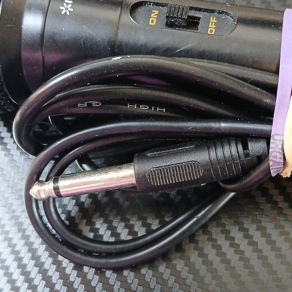 ION Tailgater Pathfinder 2 Speaker Wired Microphone Mic with On/Off Button Black